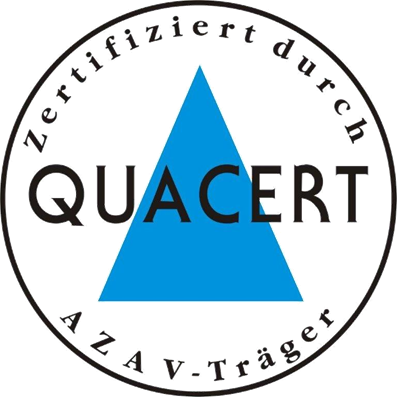 Logo Zertifikat AZAV Träger